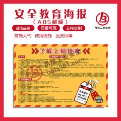 安全教育海报-1.5mmABS塑料板